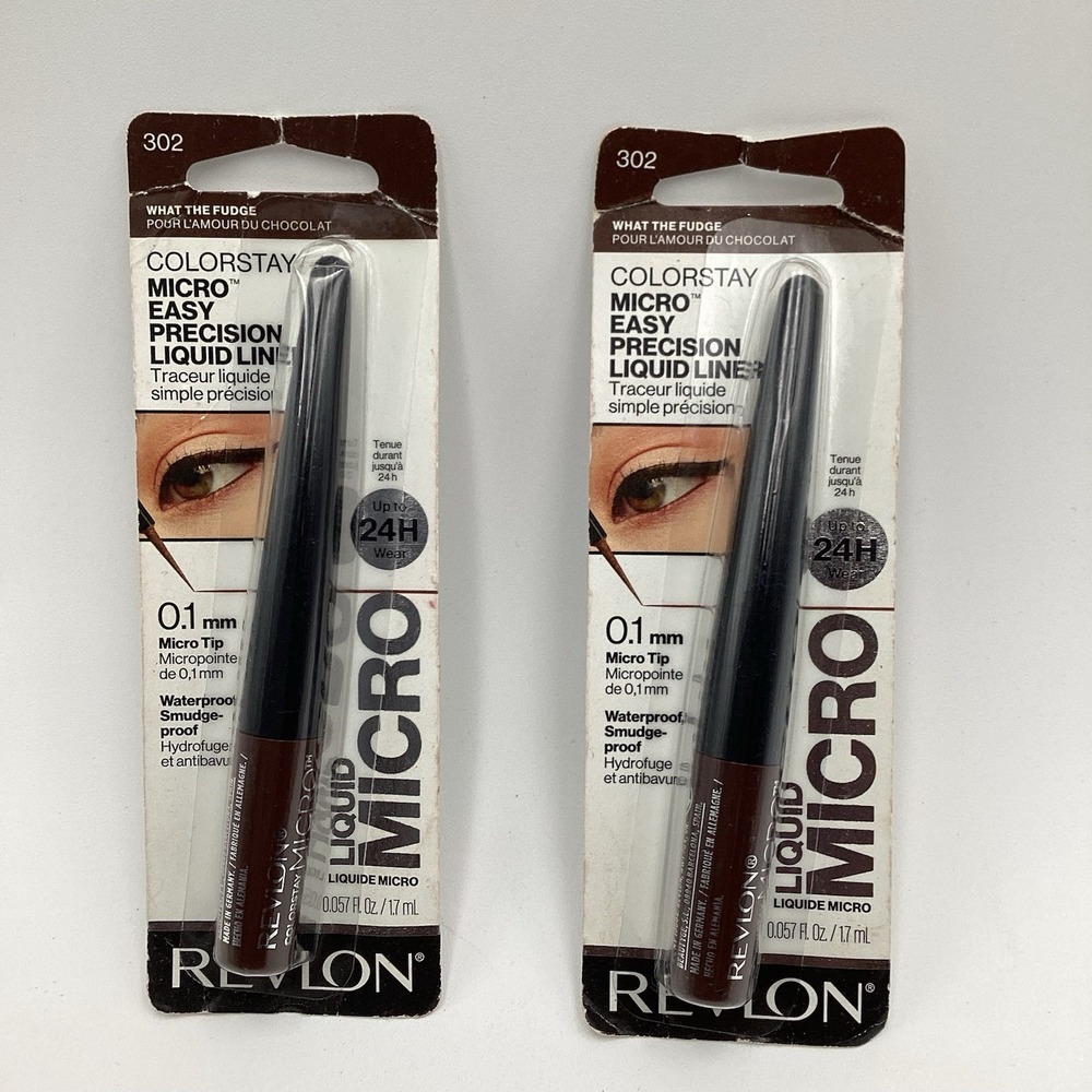 Revlon Micro‎ Easy Precision Liquid Liner, 302 What The Fudge, 2 Pack